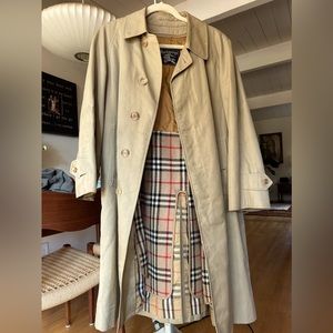 Burberry raincoat